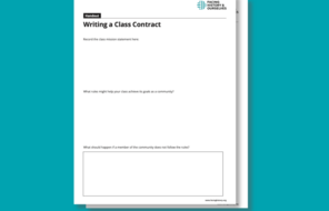 Writing a Class Contract Document Preview