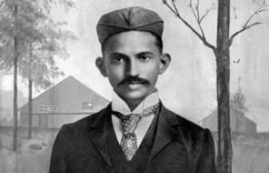 "In April 1893, Gandhi left India and set sail for South Africa to practice law, spending the next 21 years there. His experiences during this time helped him develop his political and ethical views. "