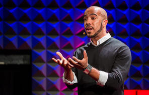 Clint Smith speaking at Ted Talk.