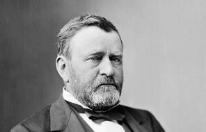 President Ulysses S. Grant, half-length portrait, seated, facing right