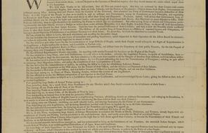 Image of the US Declaration of Independence
