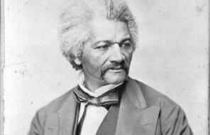 Photograph of Frederick Douglass.