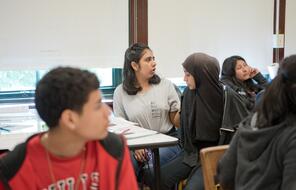 Middle school students of Muslim identity 