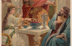 Queen Esther Accuses Haman Before King Ahasuerus