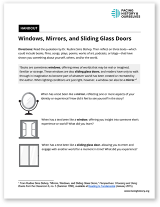 Preview of Windows, Mirrors, and Sliding Glass Doors handout