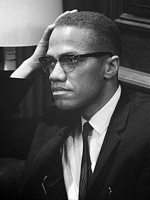 Malcolm X Portrait Photo
