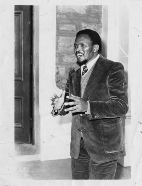 Steve Biko spearheaded the Black Consciousness Movement (BCM) in South Africa from the mid 1960s until his death while in police custody in 1977.