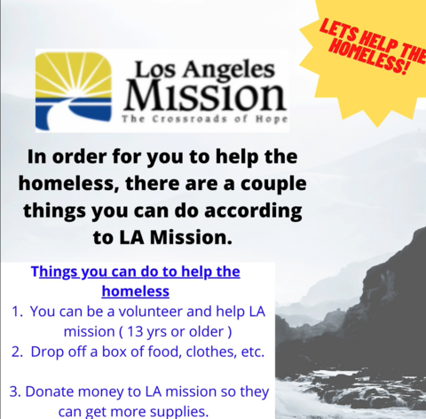 Flyer of LA Mission.