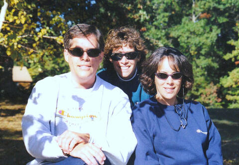Image of Sonia's children, Don, Sandy, and Andi 