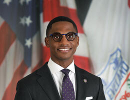 Picture of Cleveland Mayor Justin M. Bibb. 