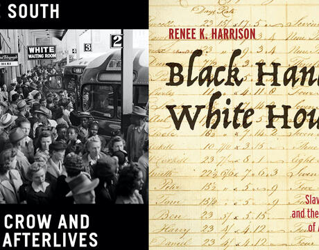Book cover images of The South and Black Hands, White House