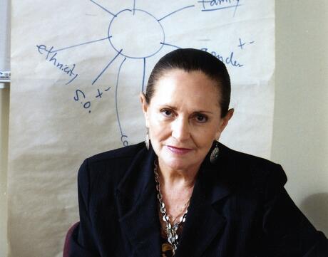 portrait of Holocaust survivor Sonia Weitz