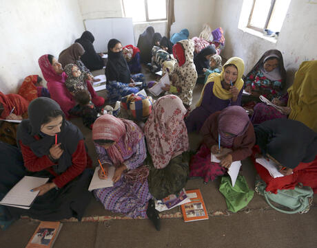 Classroom for Displaced Girls in Afghanistan