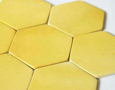 Yellow hexagons